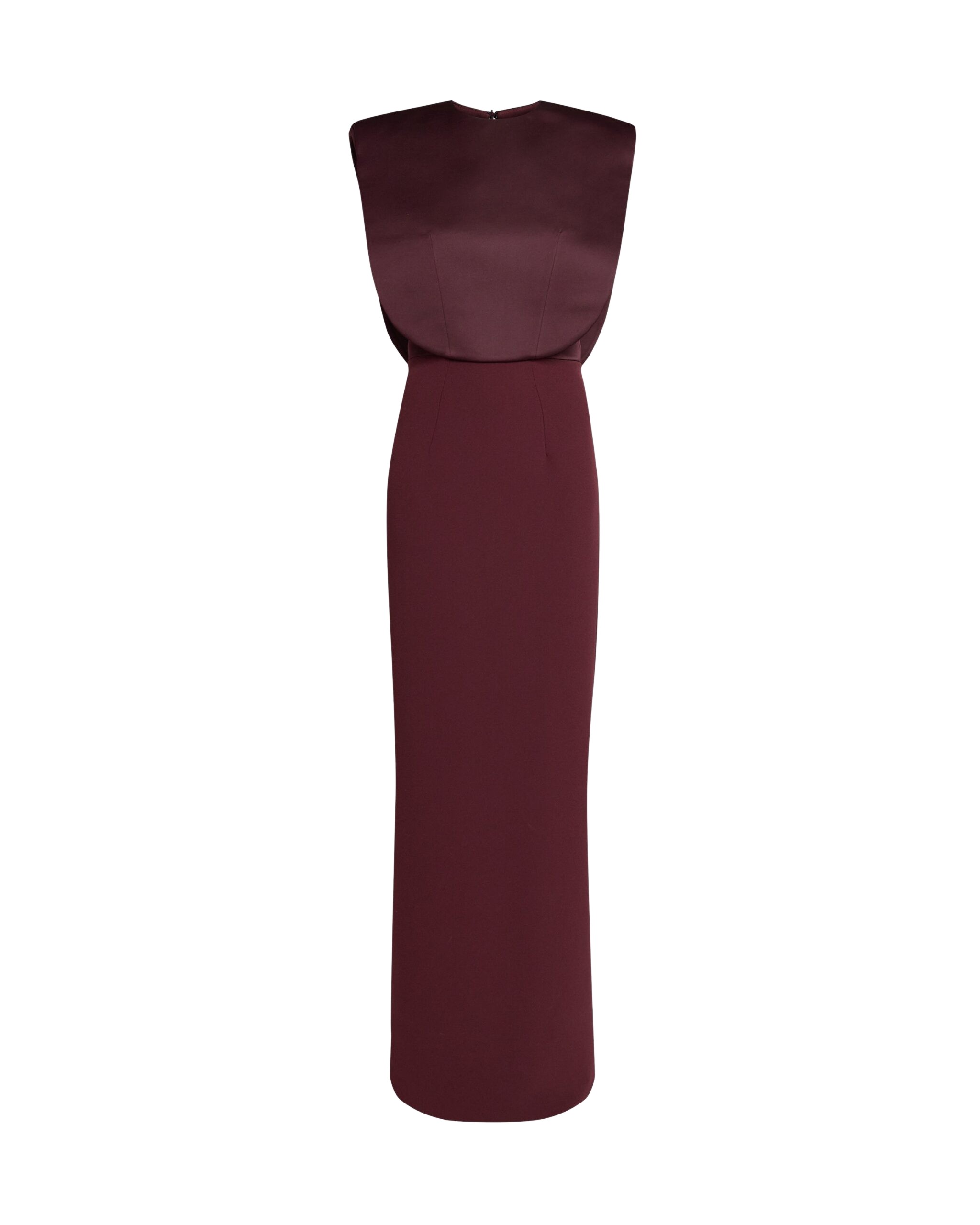 Safiyaa Beril Wine Long Dress