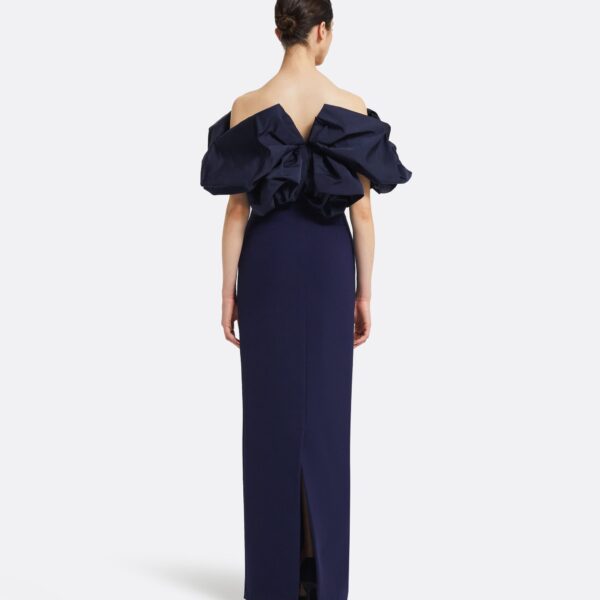 Safiyaa Billie Azurite Blue Long Dress, view 3