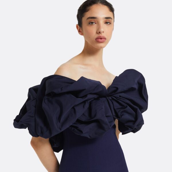Safiyaa Billie Azurite Blue Long Dress, view 4