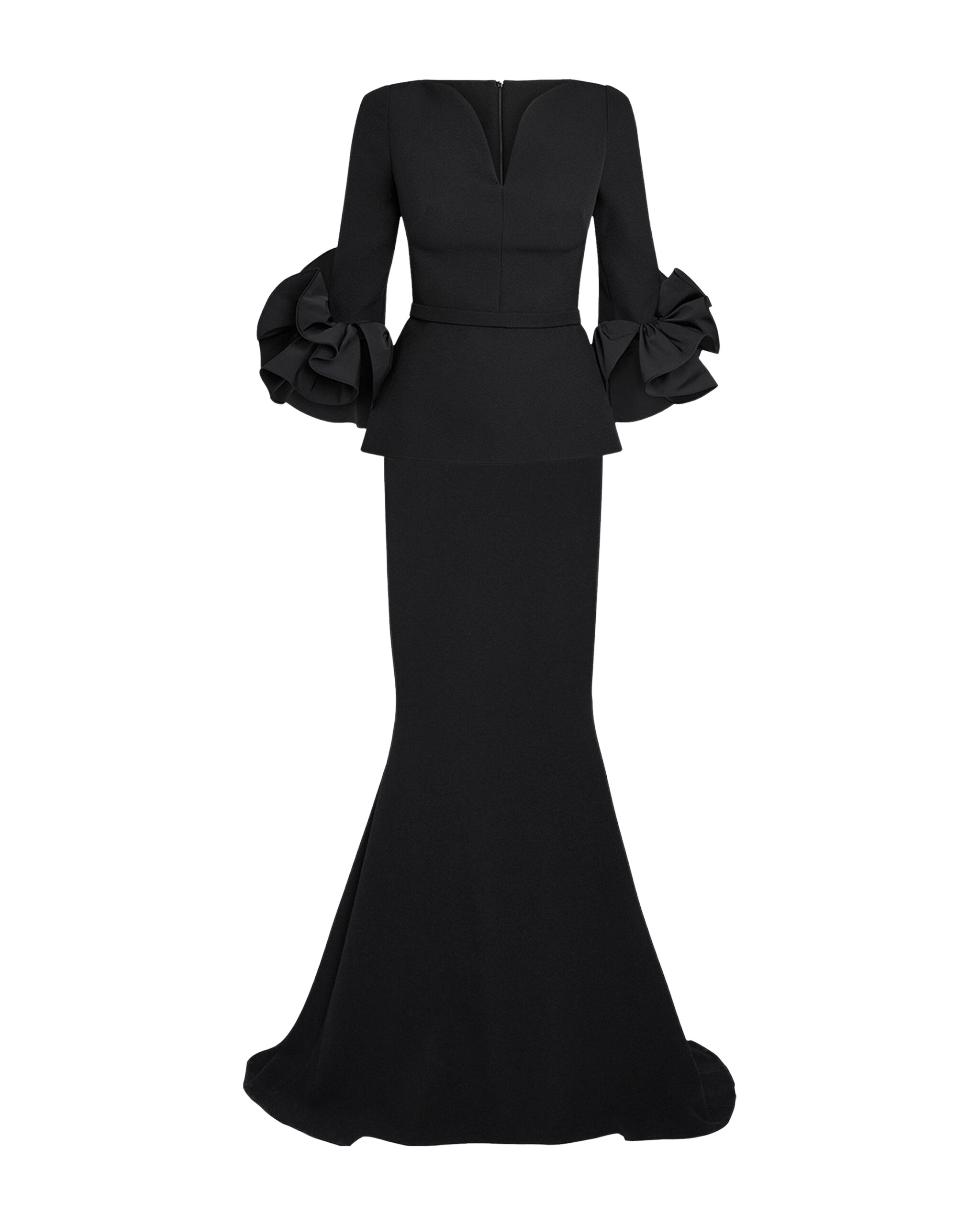 Safiyaa Clemence Black Long Dress