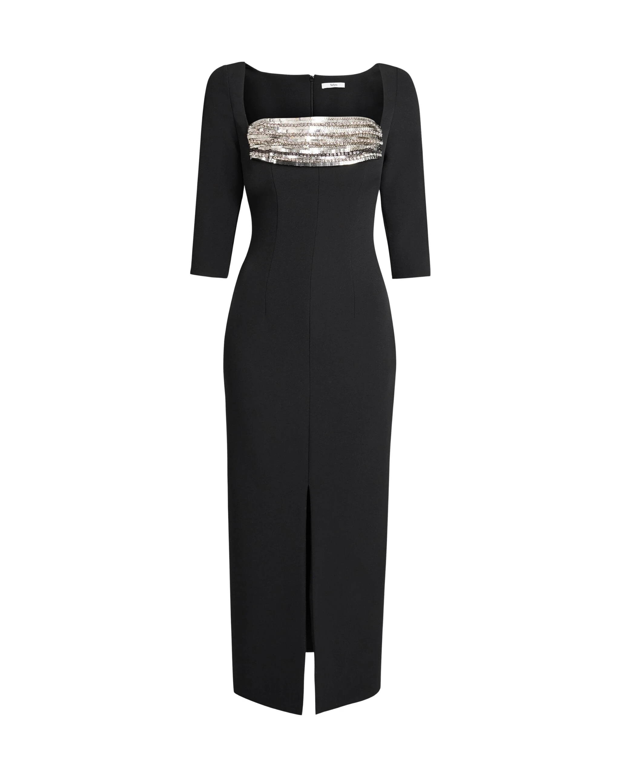 Safiyaa-Derya-Black-Midi-Dress-scaled44505_nobg Safiyaa Clothing luxury Clothing from Luxury Handbags Marketplace