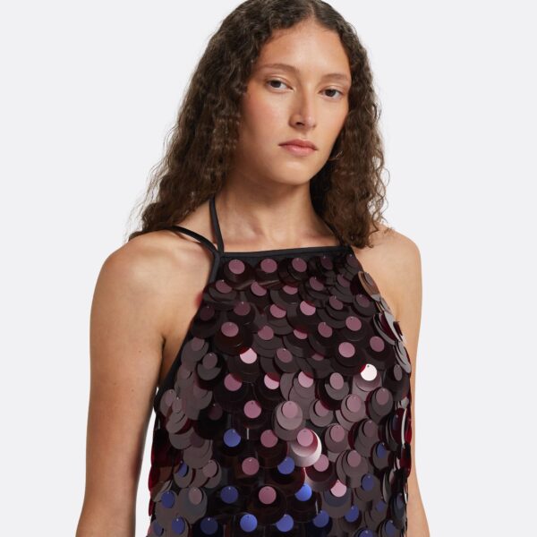 Safiyaa Emily Multi-Darks Short Dress, view 4