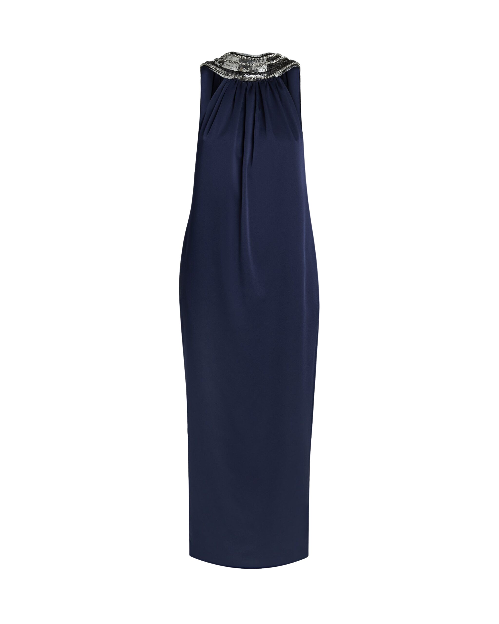 Safiyaa Fenix Midnight Navy Midi Dress