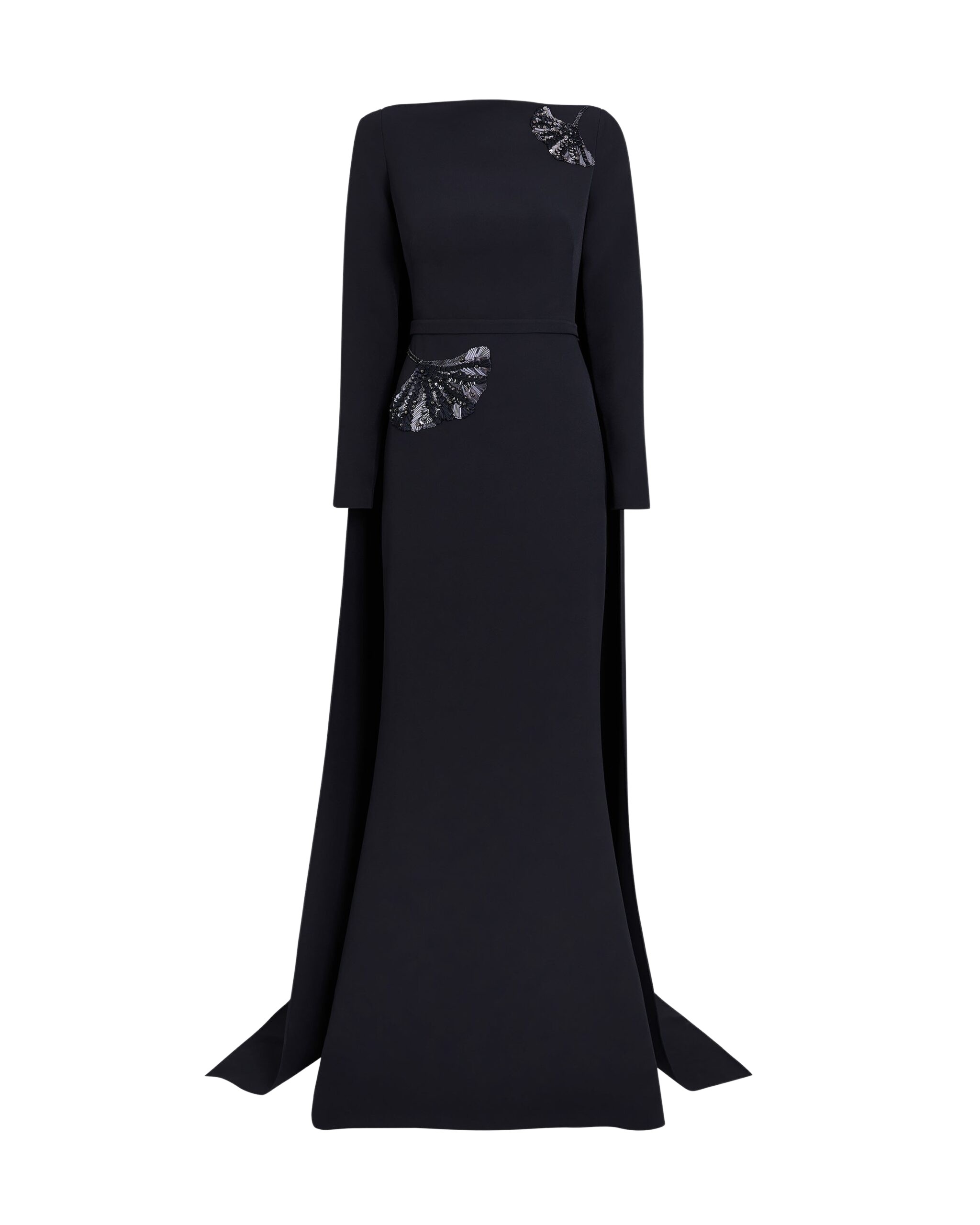 Safiyaa Ginevra Midnight Navy Long Dress