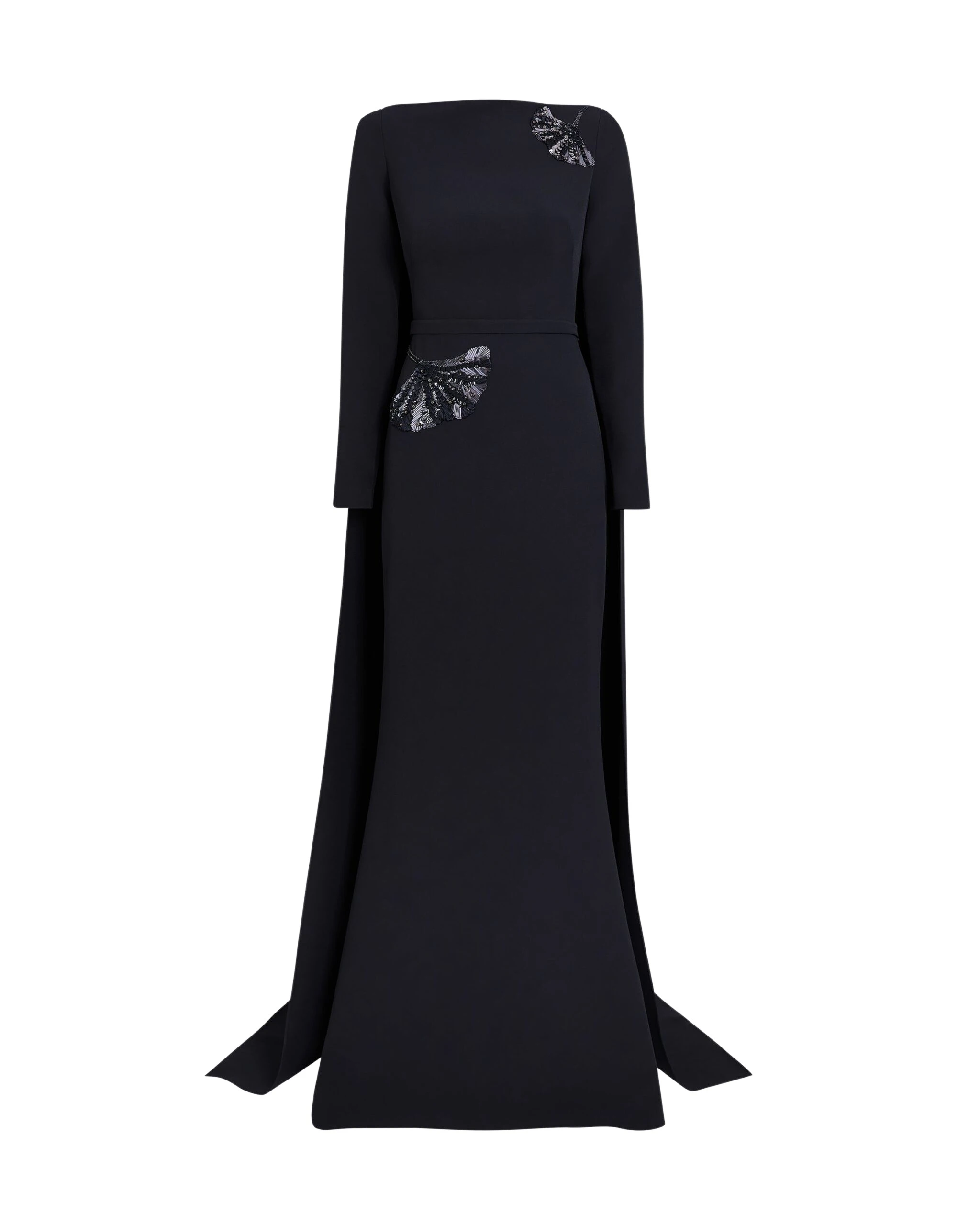 Safiyaa-Ginevra-Midnight-Navy-Long-Dress-scaled69503_nobg Safiyaa Clothing luxury Clothing from Luxury Handbags Marketplace