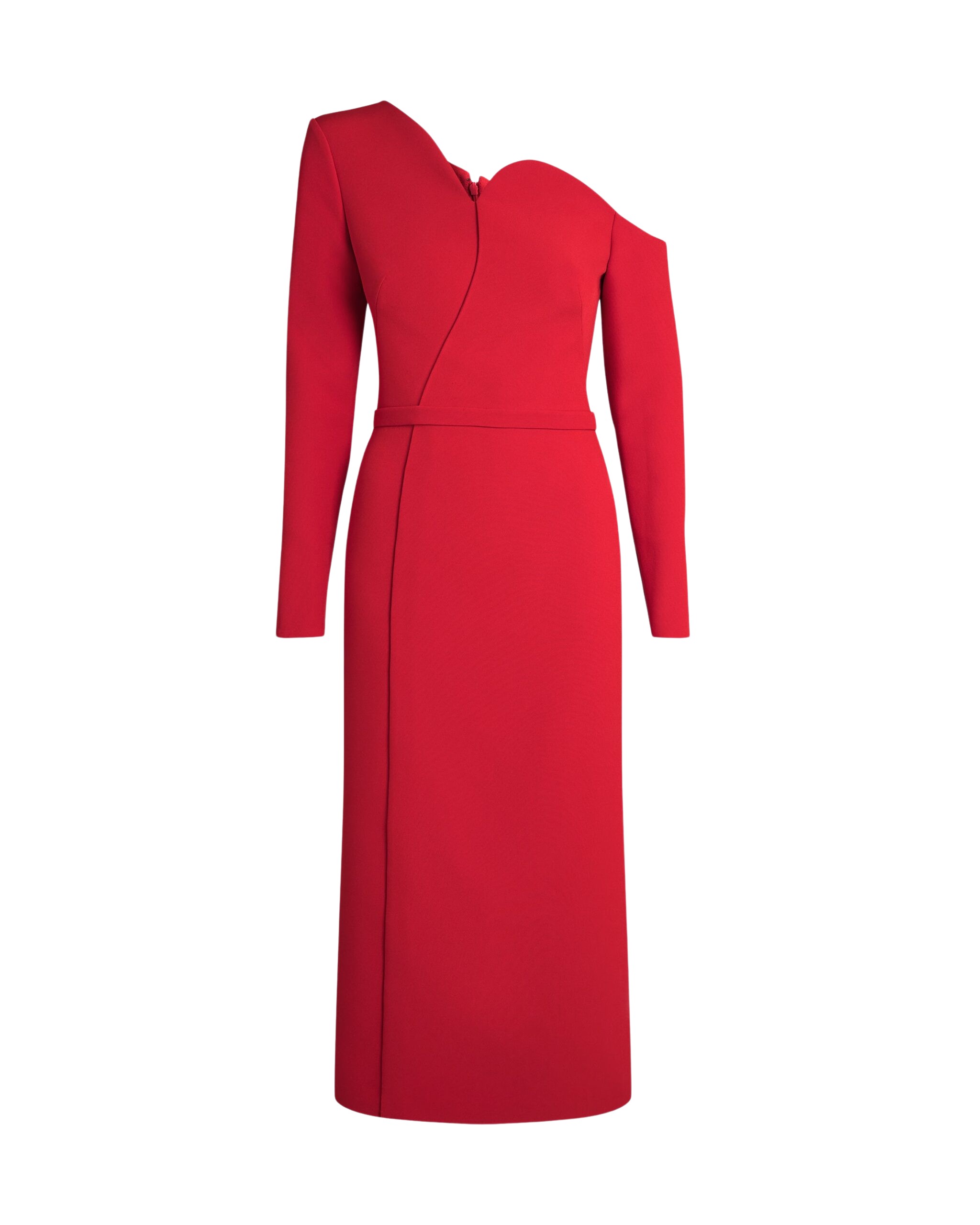 Safiyaa Giulia Dazzling Red Midi Dress