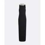Safiyaa Gocek Black Long Dress safiyaa