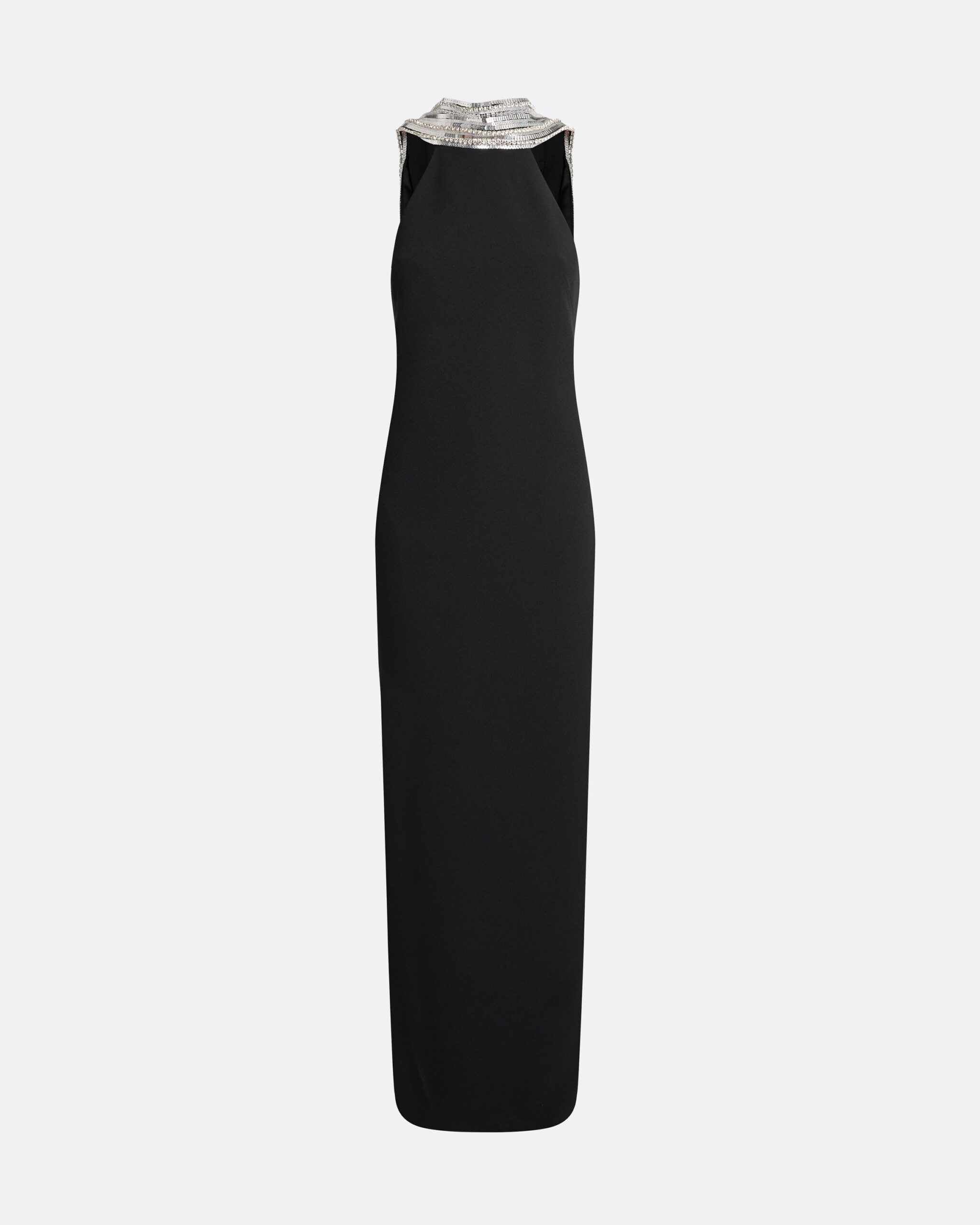 Safiyaa Gocek Black Long Dress safiyaa