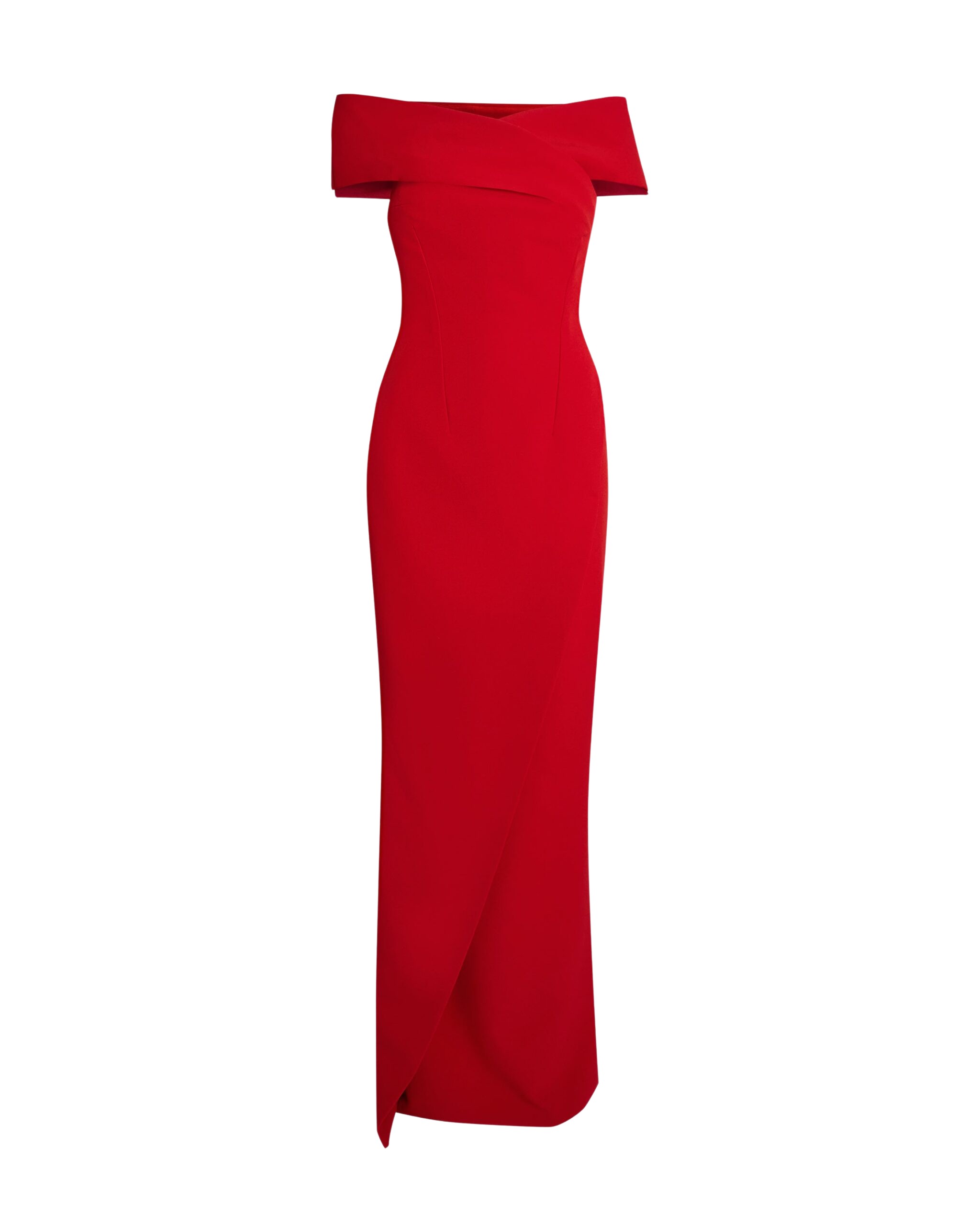 Safiyaa Gokce Dazzling Red Long Dress