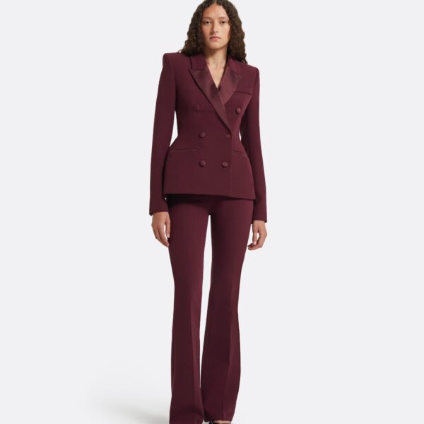 Safiyaa Gulsen Wine Jacket, view 2