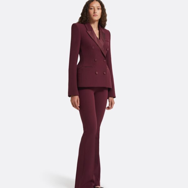 Safiyaa Gulsen Wine Jacket, view 5