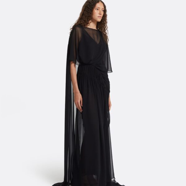 Safiyaa Halima Black Long Dress, view 5