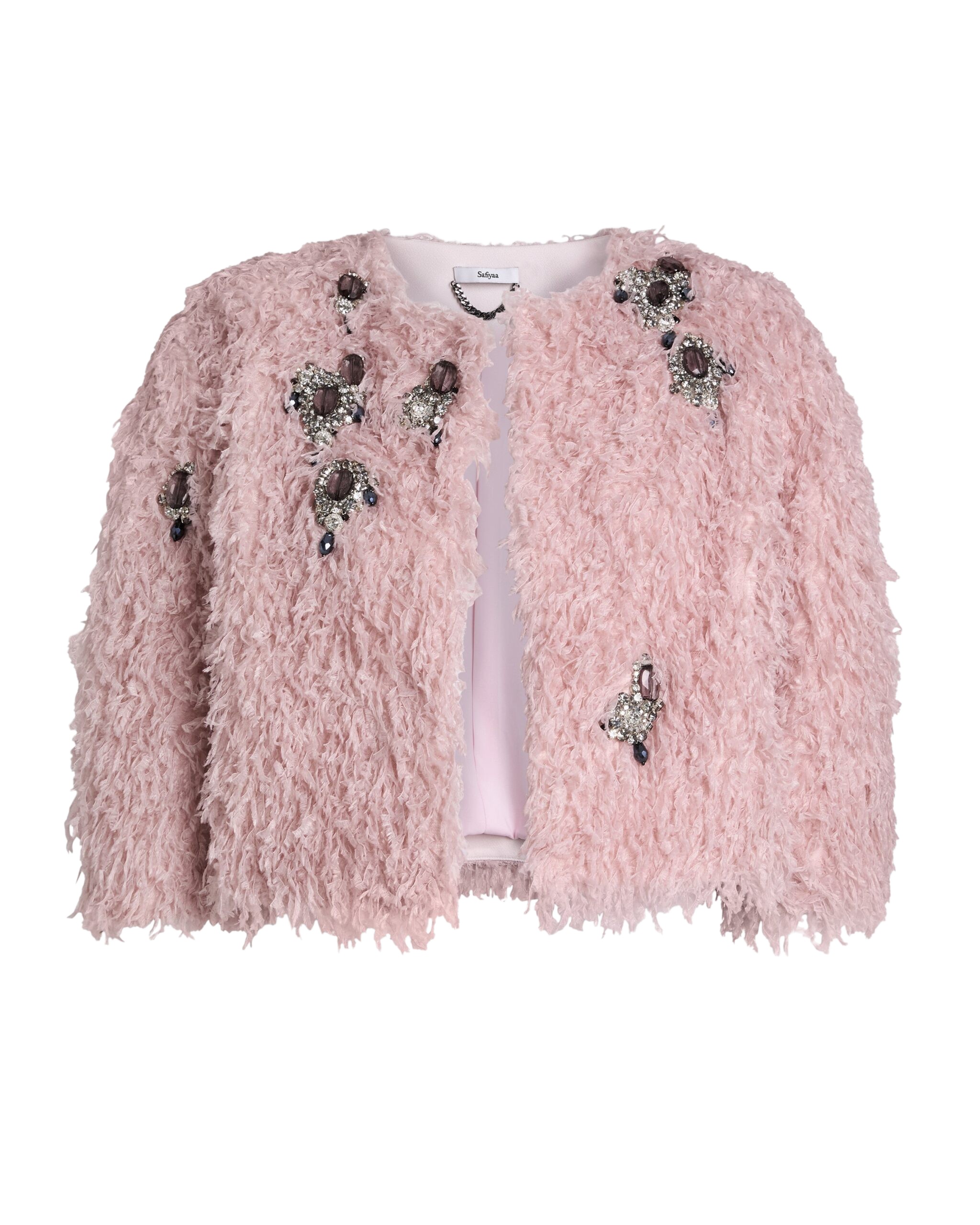 Safiyaa Ivy Boudoir Pink Jacket