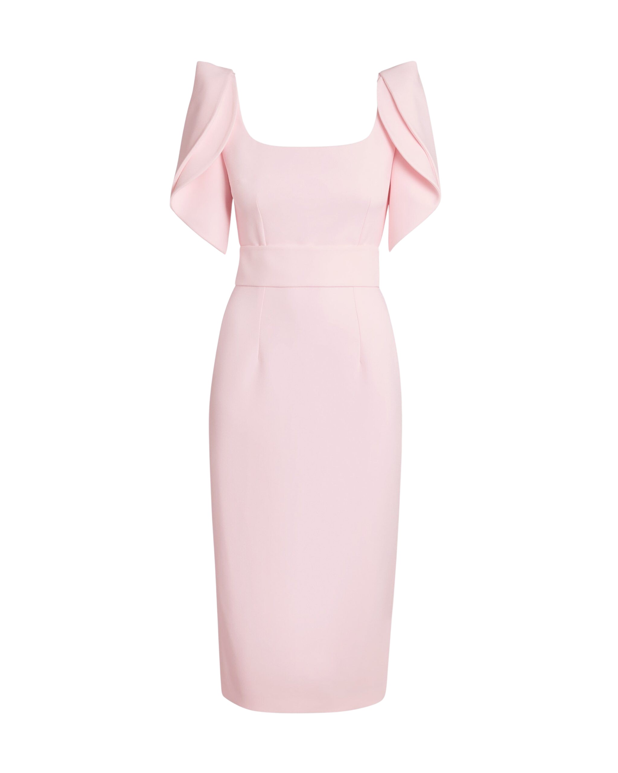 Safiyaa Joan Barely Pink Midi Dress