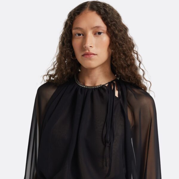 Safiyaa Laoise Black Top, view 4