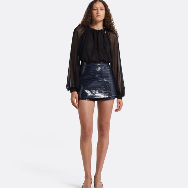 Safiyaa Laoise Black Top, view 5
