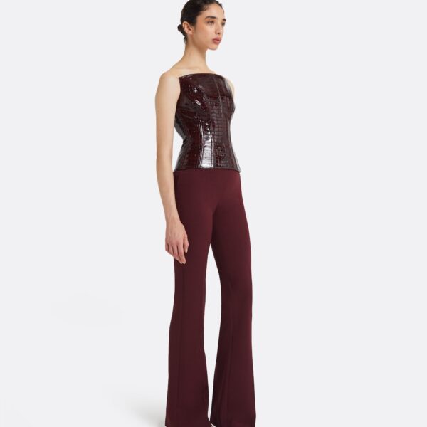 Safiyaa Maavi Burgundy Top, view 5