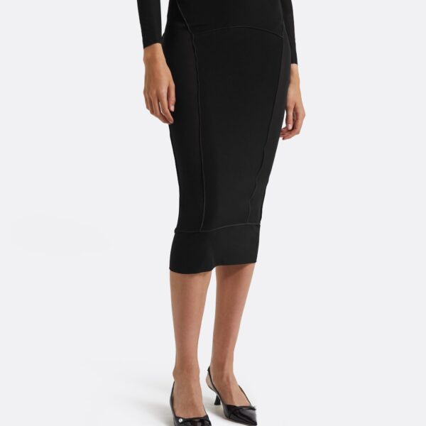 Safiyaa Madeleine Black Skirt, view 4