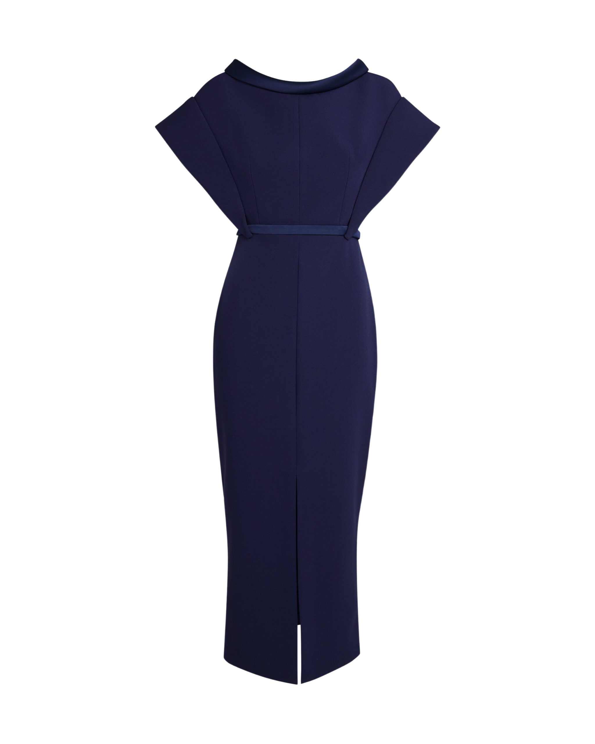 Safiyaa Meral Azurite Blue Midi Dress