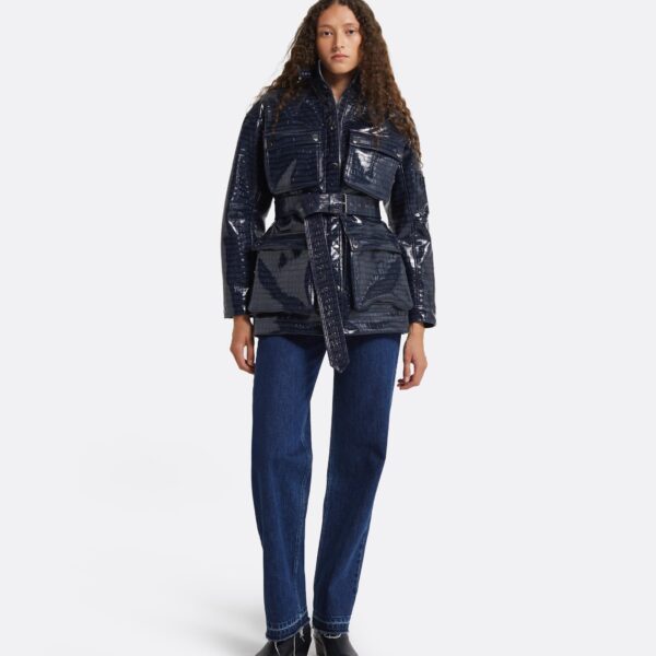 Safiyaa Ninette Navy Jacket, view 2