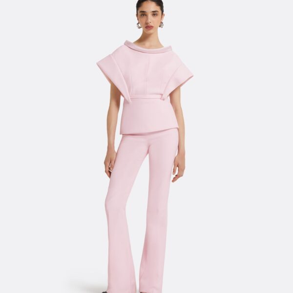 Safiyaa Silvia Barely Pink Top, view 2