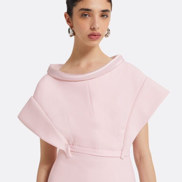 Safiyaa Silvia Barely Pink Top, view 4