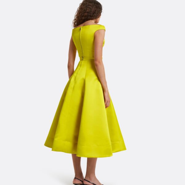 Safiyaa Uchgen Chartreuse Skirt, view 3