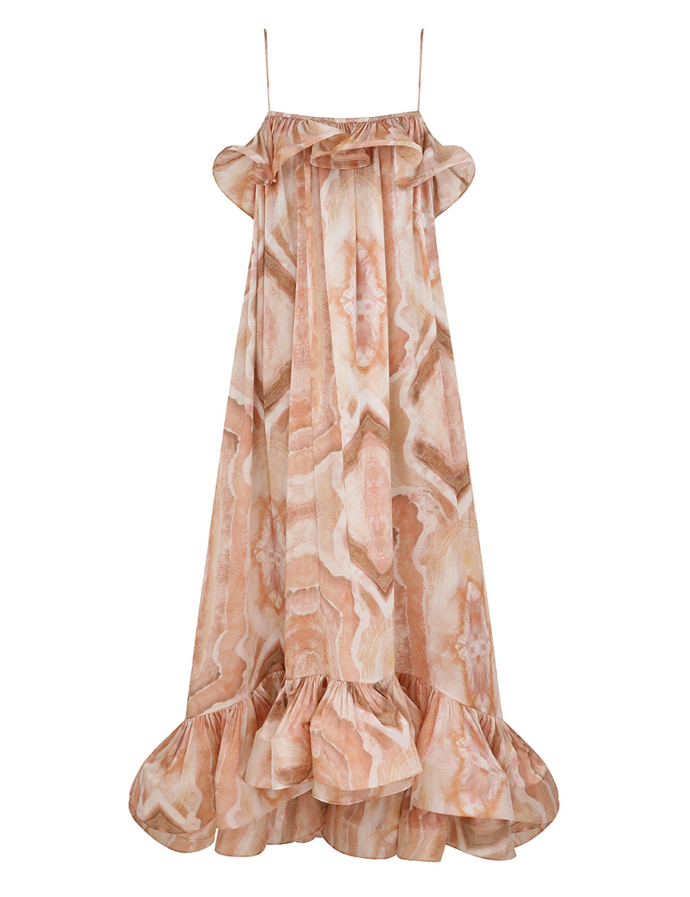 Zimmermann Illuminate Flounce Gown