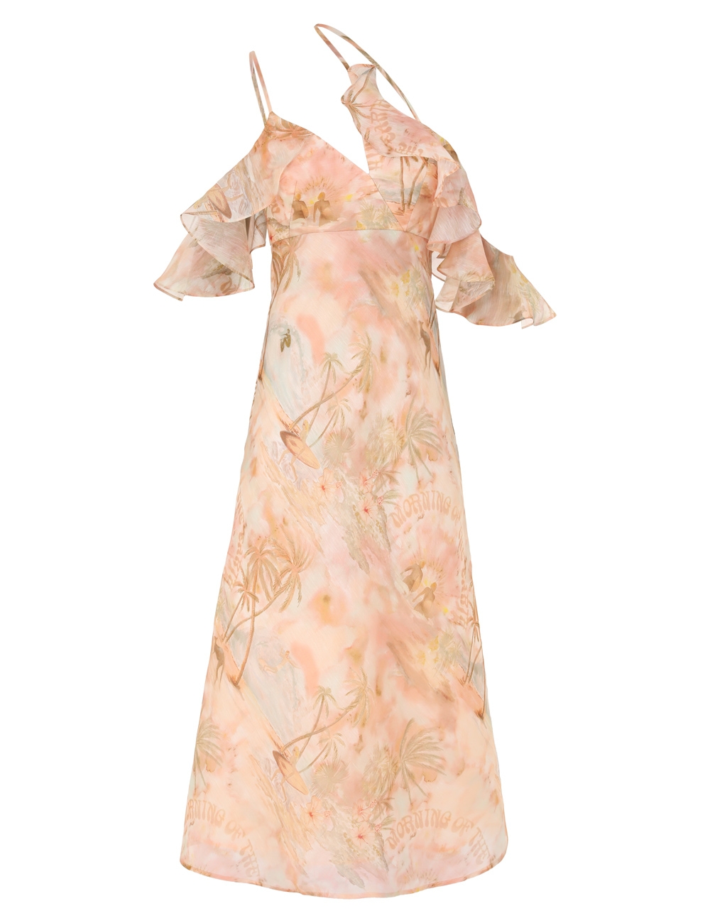 Zimmermann Illuminate Flutter Slip Dress