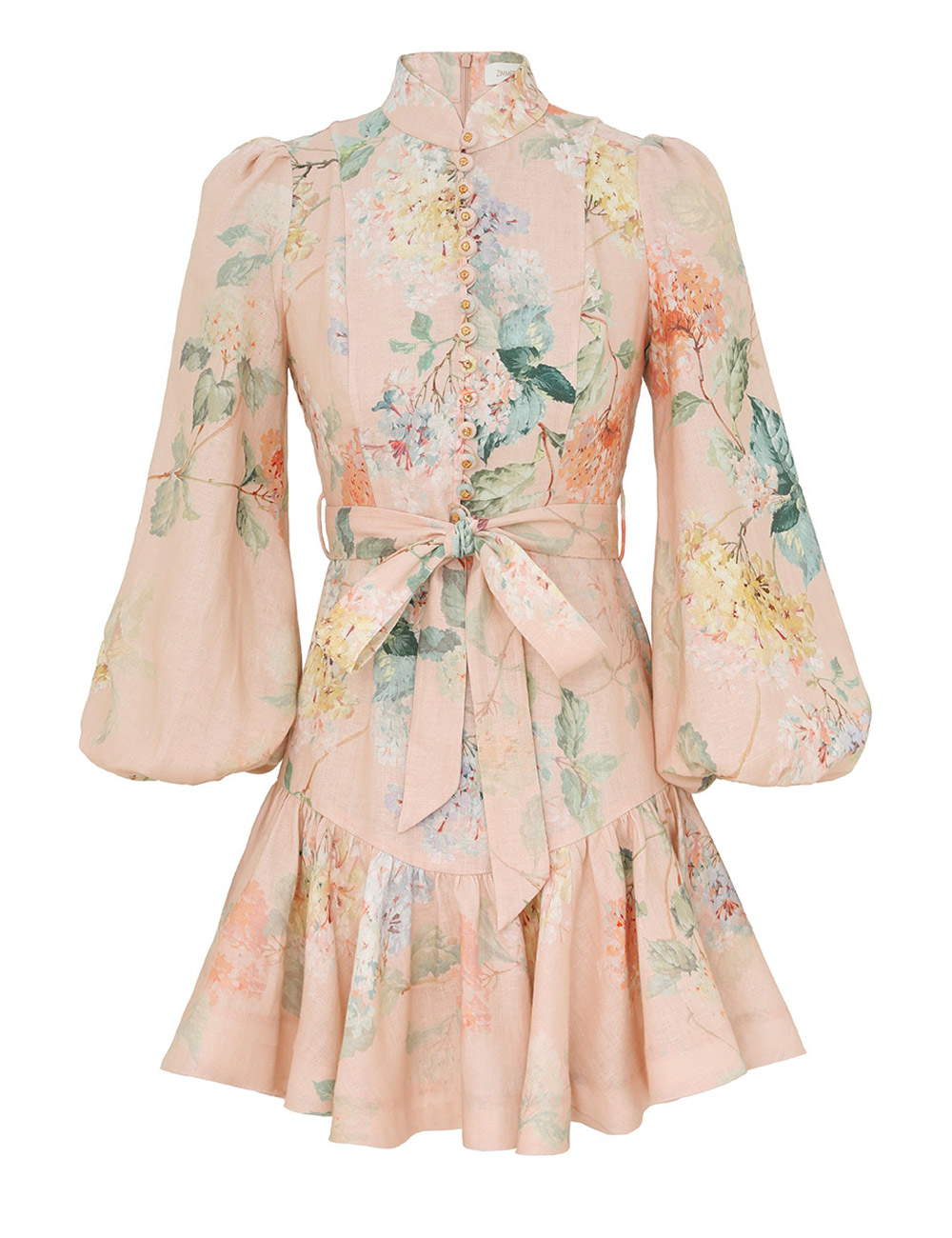 Zimmermann Illuminate Peplum Mini Dress
