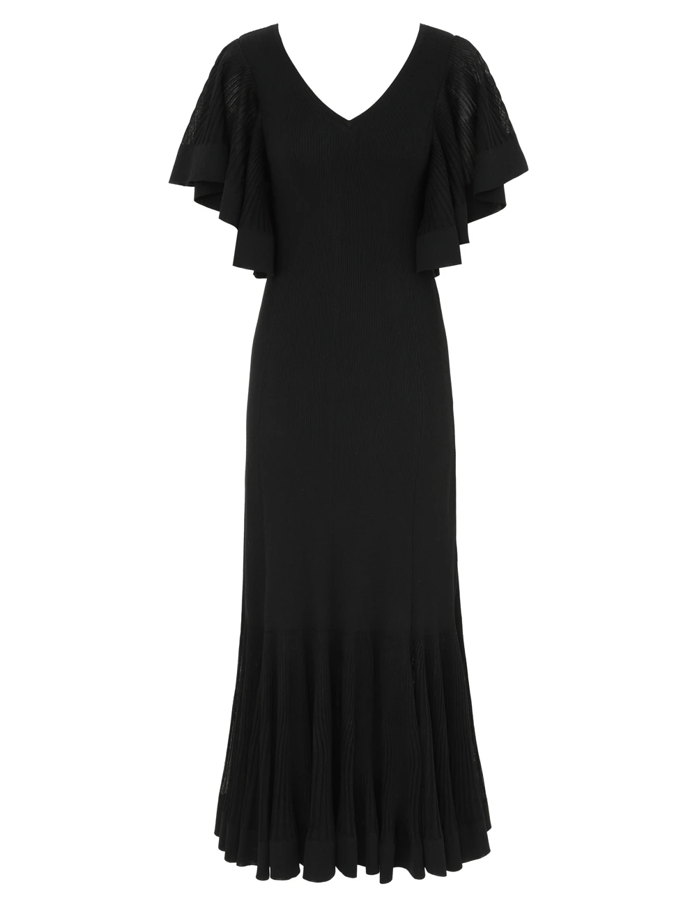 Zimmermann Illuminate Pleated Frill Maxi Zimmermann dress