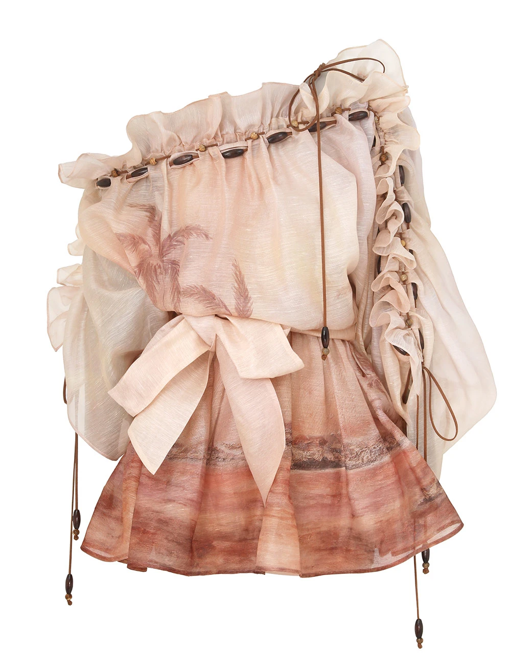 Zimmermann Illuminate Ruffle Mini Dress Zimmermann dress