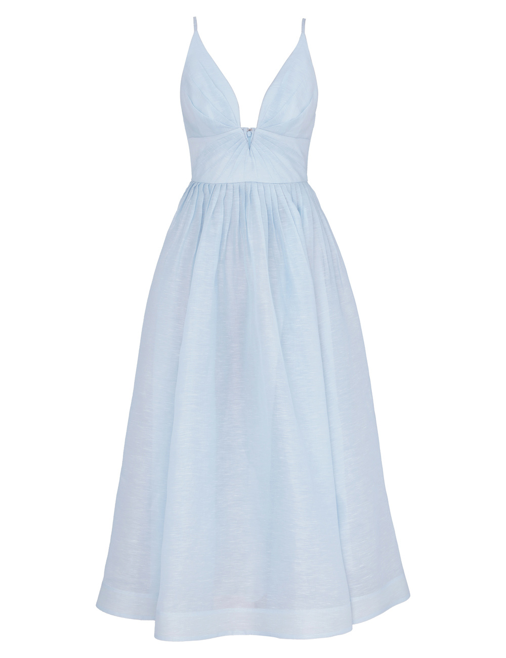 Zimmermann Illuminate V Neck Midi Dress
