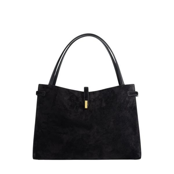 mlouye Isla Tote - Suede Black Bags luxury Bags from  Luxury Handbags Marketplace