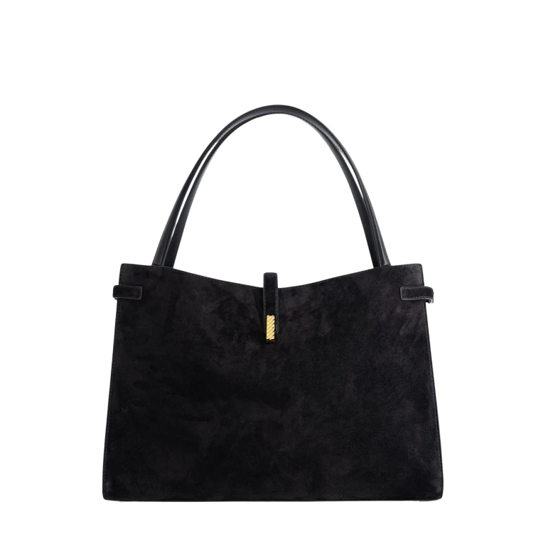 mlouye Isla Tote - Suede Black Bags luxury Bags from  Luxury Handbags Marketplace