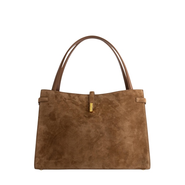 mlouye Isla Tote - Suede Caramel Bags luxury Bags from  Luxury Handbags Marketplace
