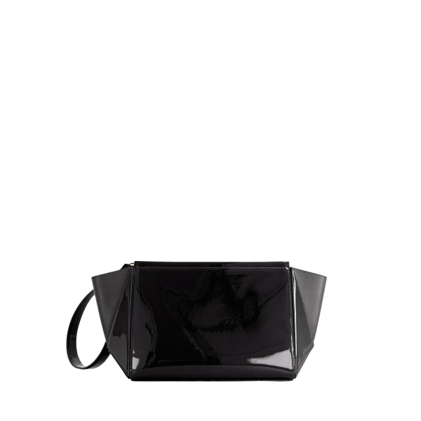 mlouye Large Triangle Pouch - Patent Black Accessories luxury Accessories from  Luxury Handbags Marketplace