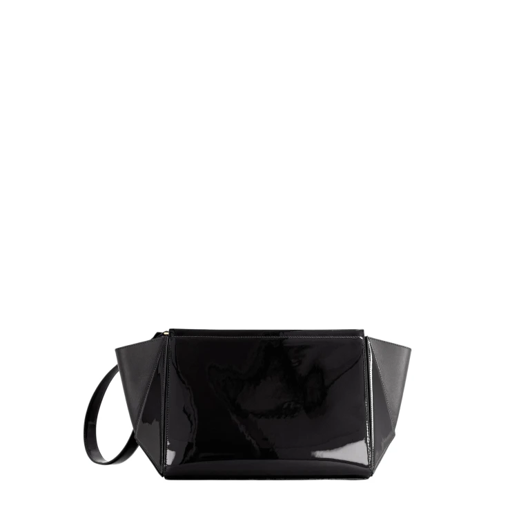mlouye Large Triangle Pouch - Patent Black Accessories luxury Accessories from  Luxury Handbags Marketplace