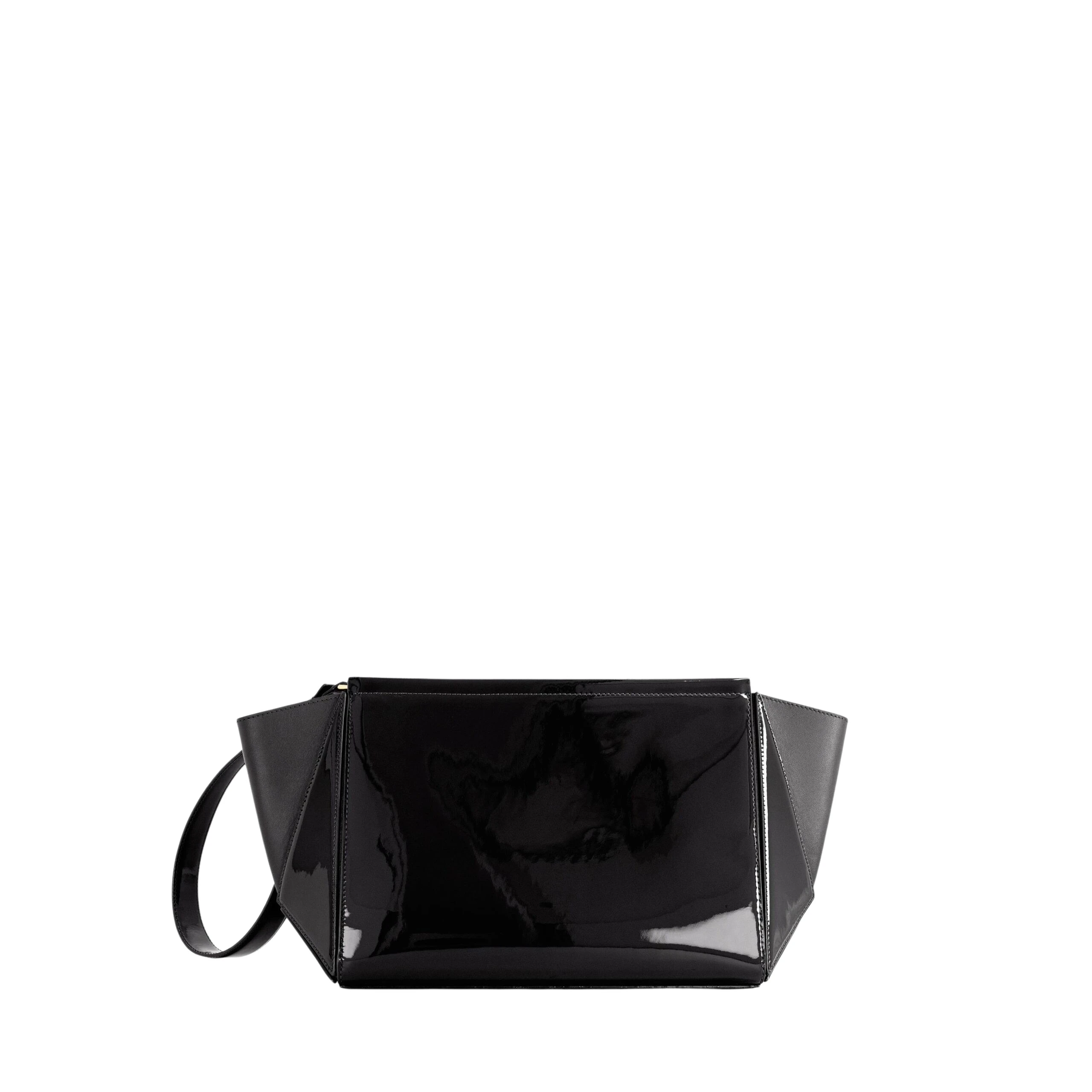 mlouye-Large-Triangle-Pouch-Patent-Black-scaled24389_nobg mlouye Large Triangle Pouch - Patent Black Accessories luxury Accessories from Luxury Handbags Marketplace
