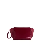 mlouye Large Triangle Pouch - Patent Bordeaux Accessories luxury Accessories from  Luxury Handbags Marketplace
