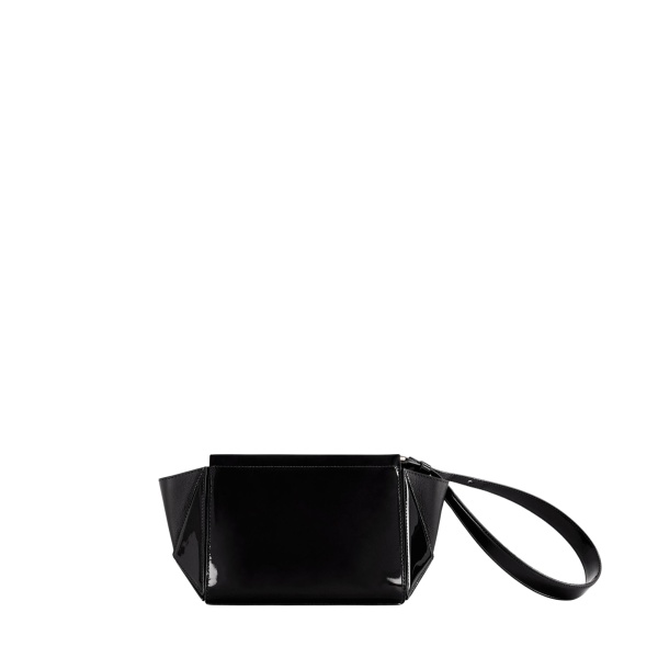 mlouye Small Triangle Pouch - Patent Black Accessories luxury Accessories from  Luxury Handbags Marketplace