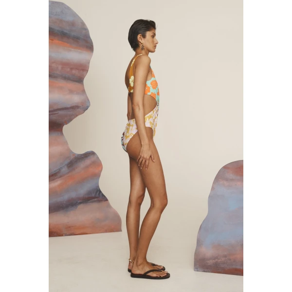 Alemais Poppy Twist Front One Piece