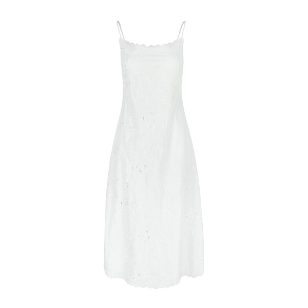 Bernadette Dress Petit Beurre Embroidered
