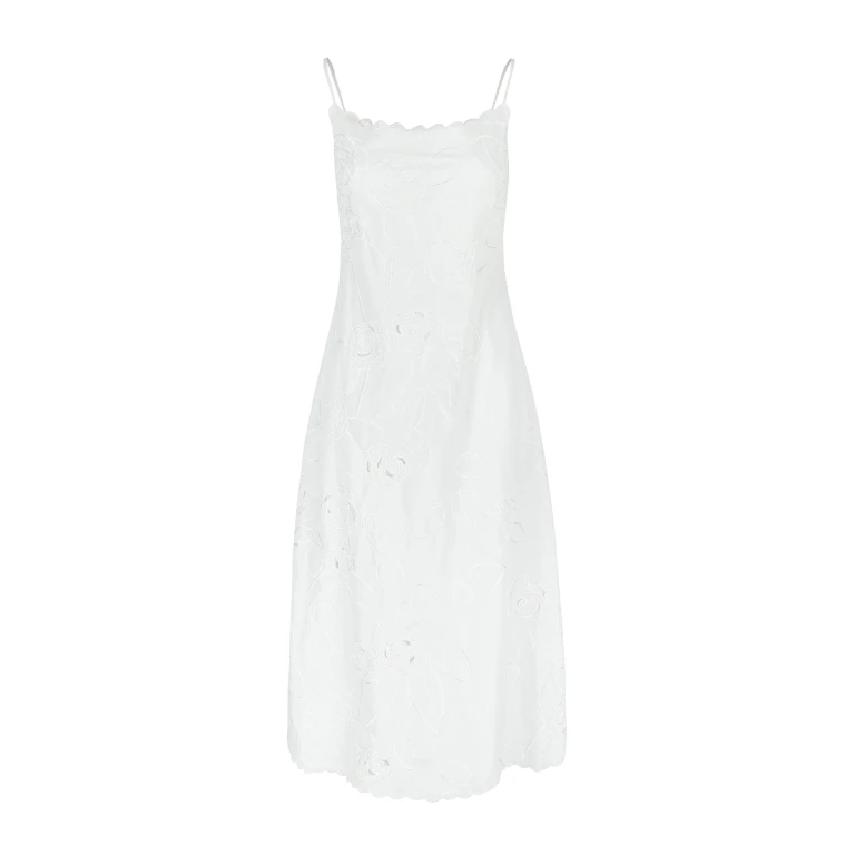Bernadette Dress Petit Beurre Embroidered