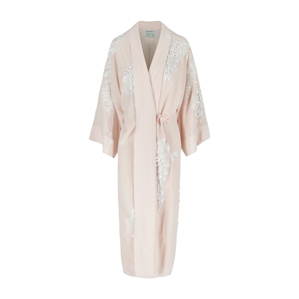 Bernadette Dress Wisteria Embroidered