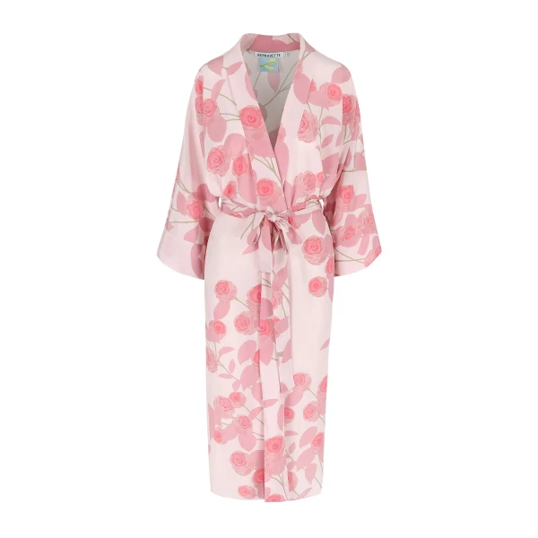 Bernadette Peignoir Silk Crepe de Chine