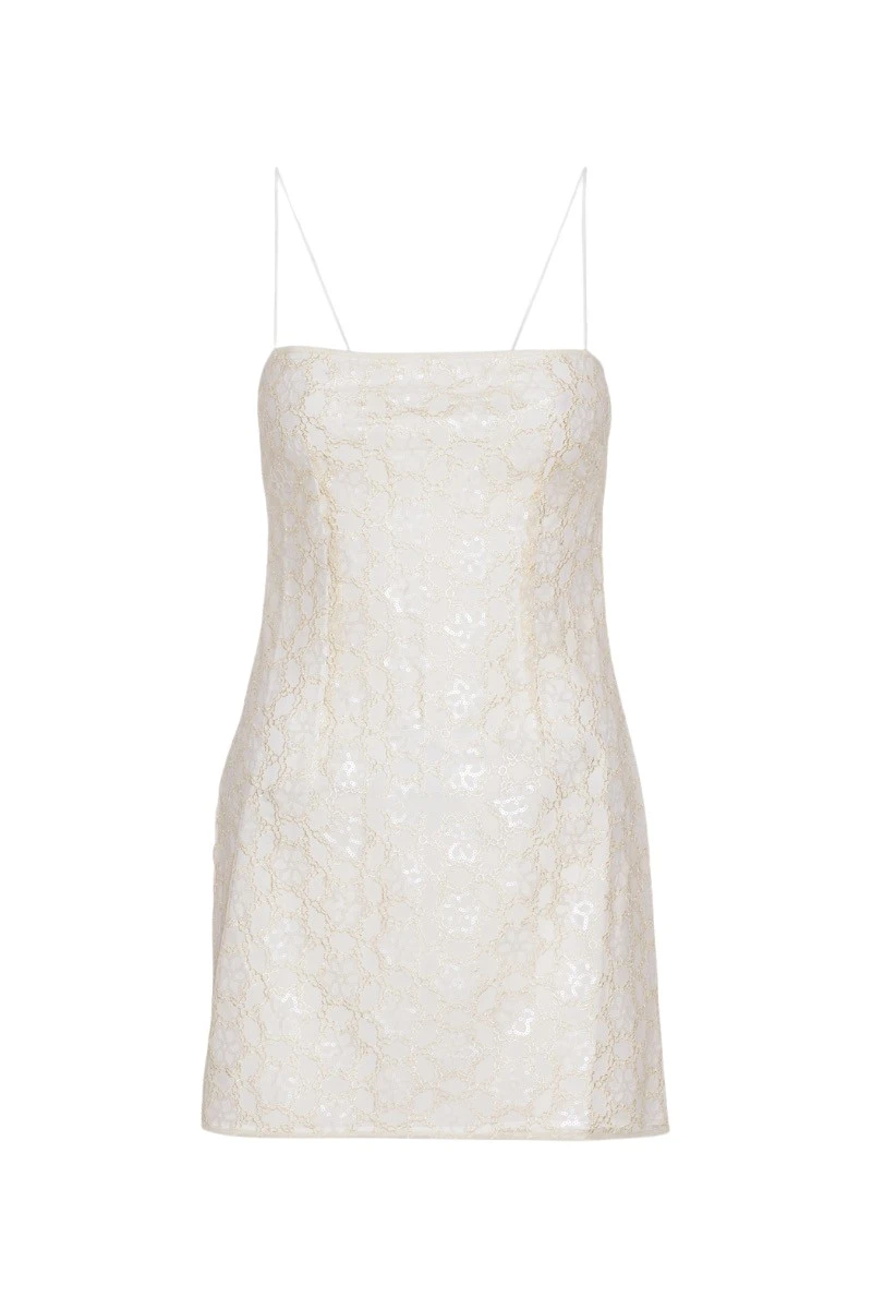 Rotate-Birger-Christensen-Beaded-Mini-Dress-White37677_nobg Rotate White Dresses luxury Clothing from Luxury Handbags Marketplace