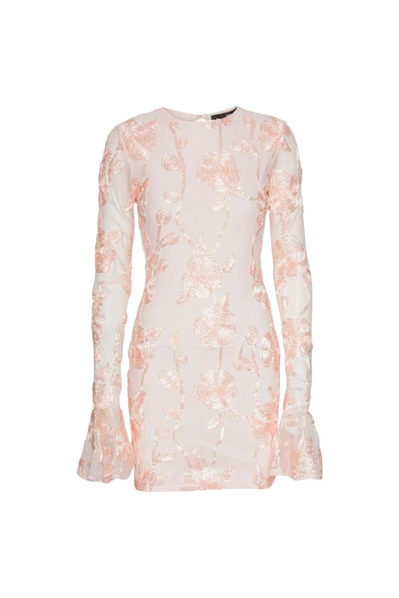Rotate-Birger-Christensen-Flower-Mesh-Mini-Dress-Light-Pink68744_nobg Rotate Pink Dresses luxury Clothing from Luxury Handbags Marketplace