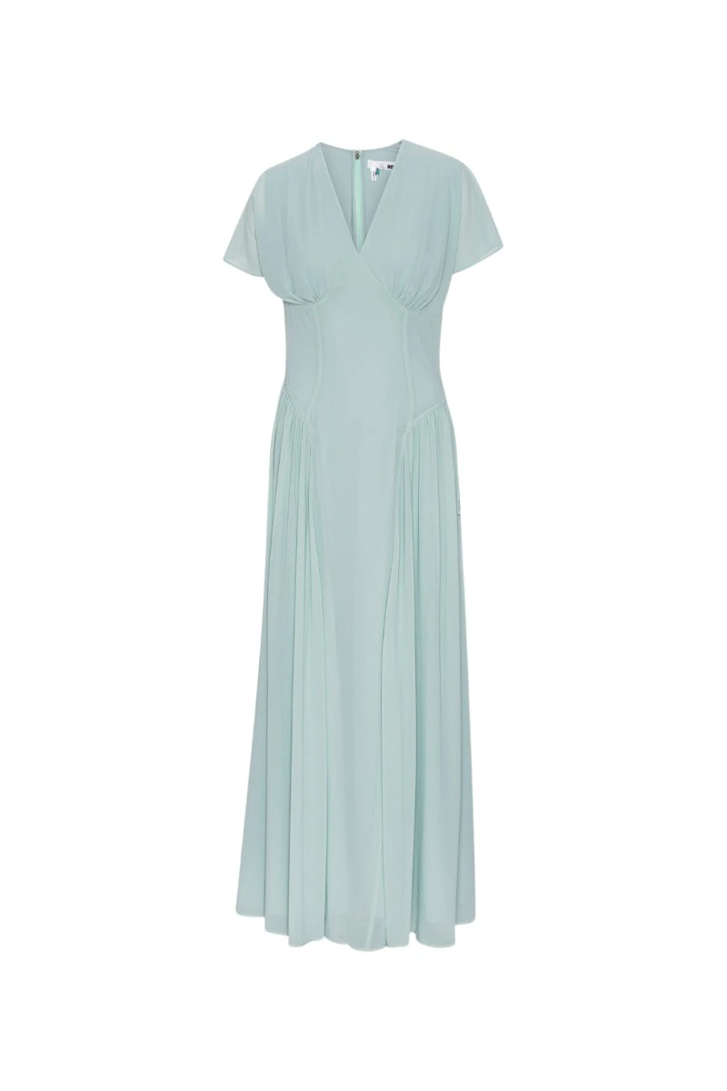 Rotate-Birger-Christensen-Maxi-V-Neck-Dress-Blue44833_nobg Rotate Blue Dresses luxury Clothing from Luxury Handbags Marketplace