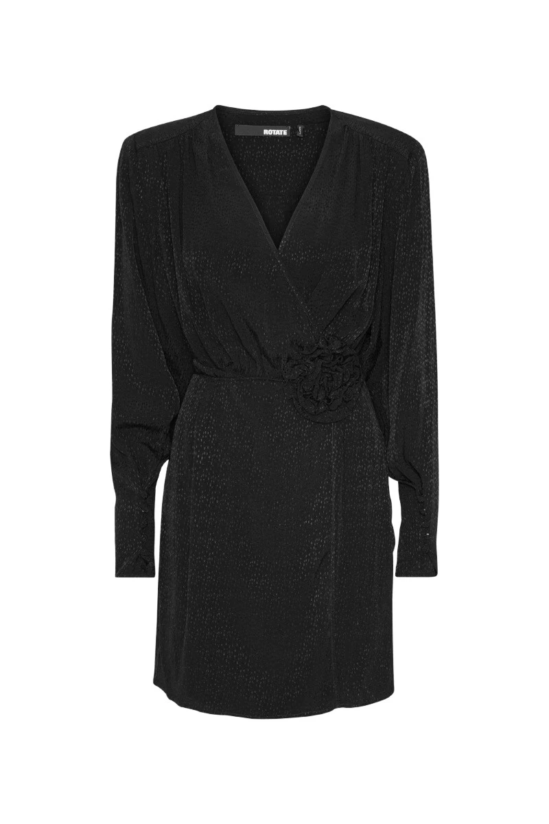 Rotate-Birger-Christensen-Mini-Ls-Dress-Black92790_nobg Rotate Black Dresses luxury Clothing from Luxury Handbags Marketplace